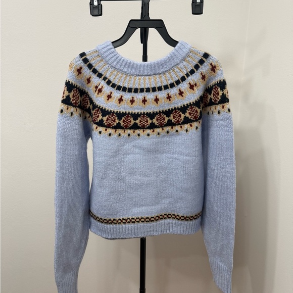 Altar'd State Light Blue Fair Isle Cardigan - Picture 8 of 8